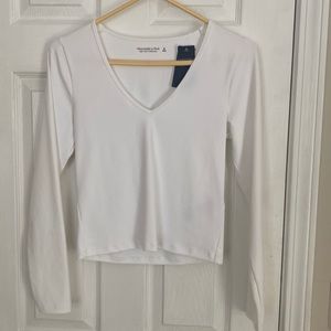 A&F soft collection long sleeve v neck